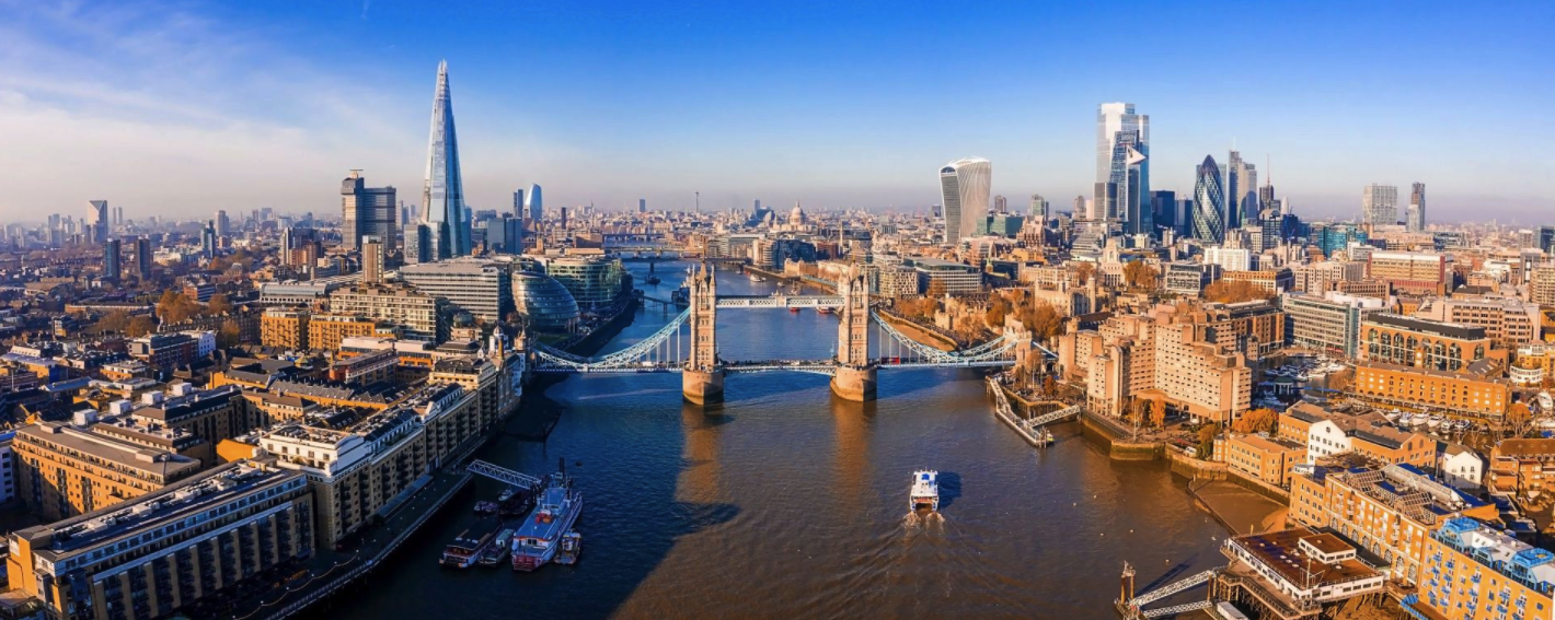 Tower Bridge and the London skyline